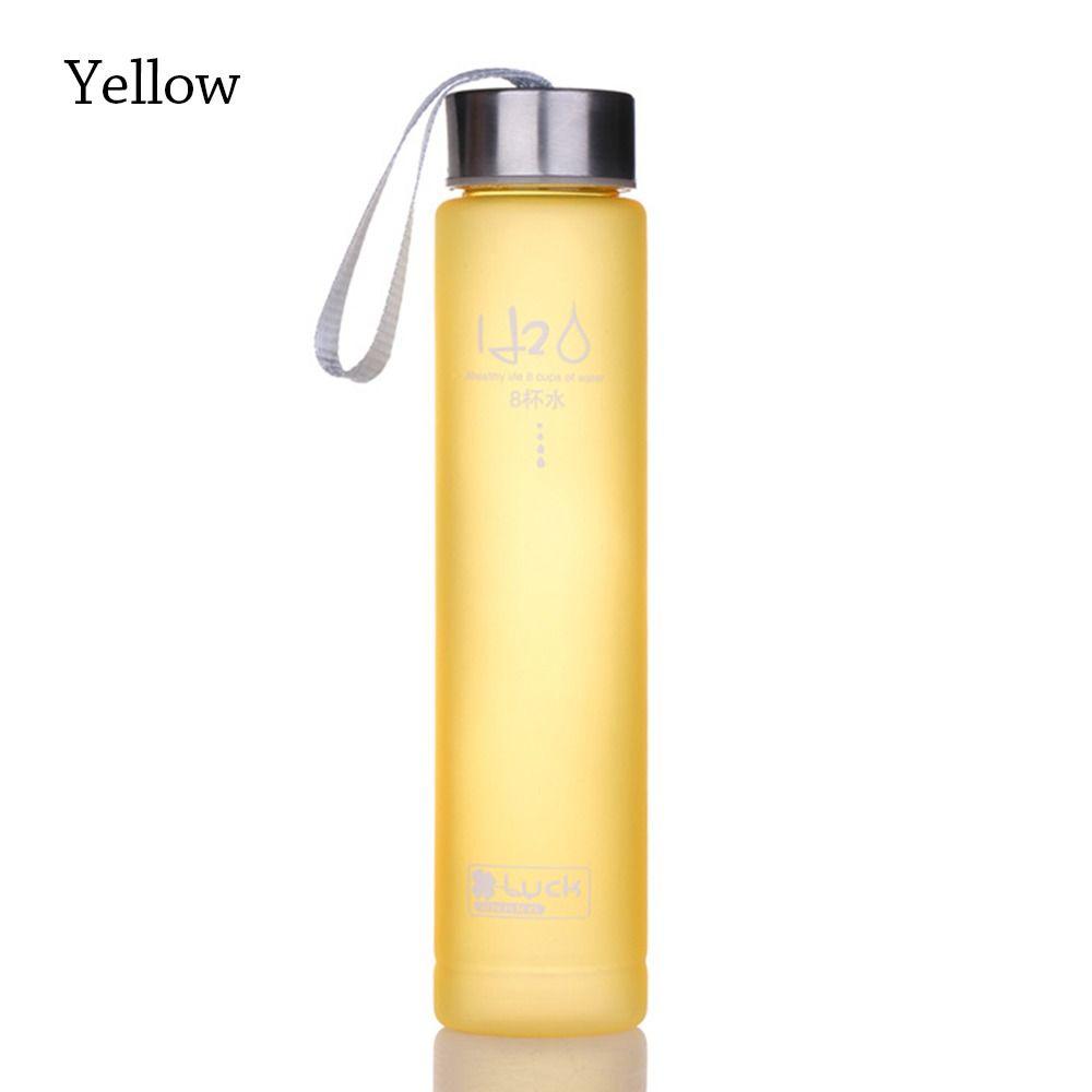 280ML Portable Leak-proof Transparent Plastic Drinking Bottle Water Cup Sport Kettle
