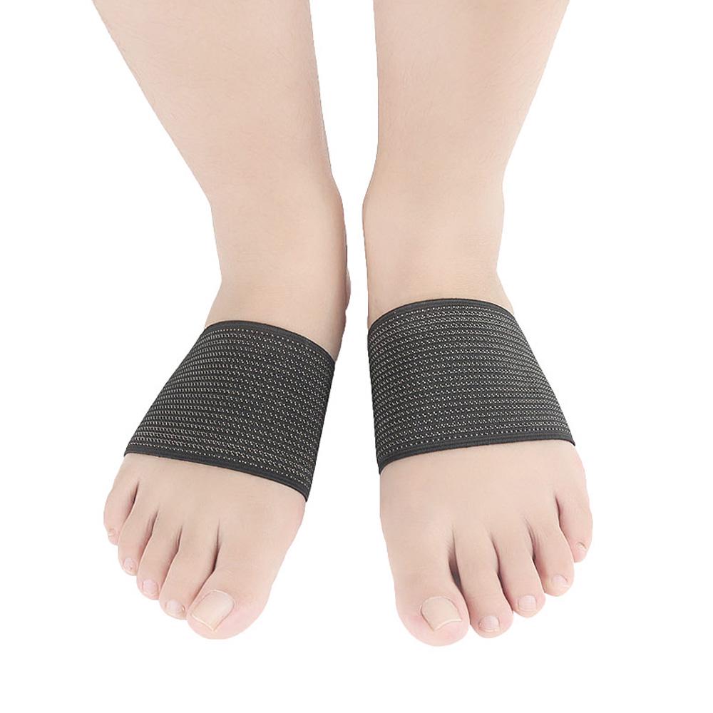 1 пара арочных медных компрессионных поддерживающих бандажей для стопы, рукавов для подошвенного фасциита, помогает облегчить пяточные шпоры и плоскостопие, ахиллово сухожилие