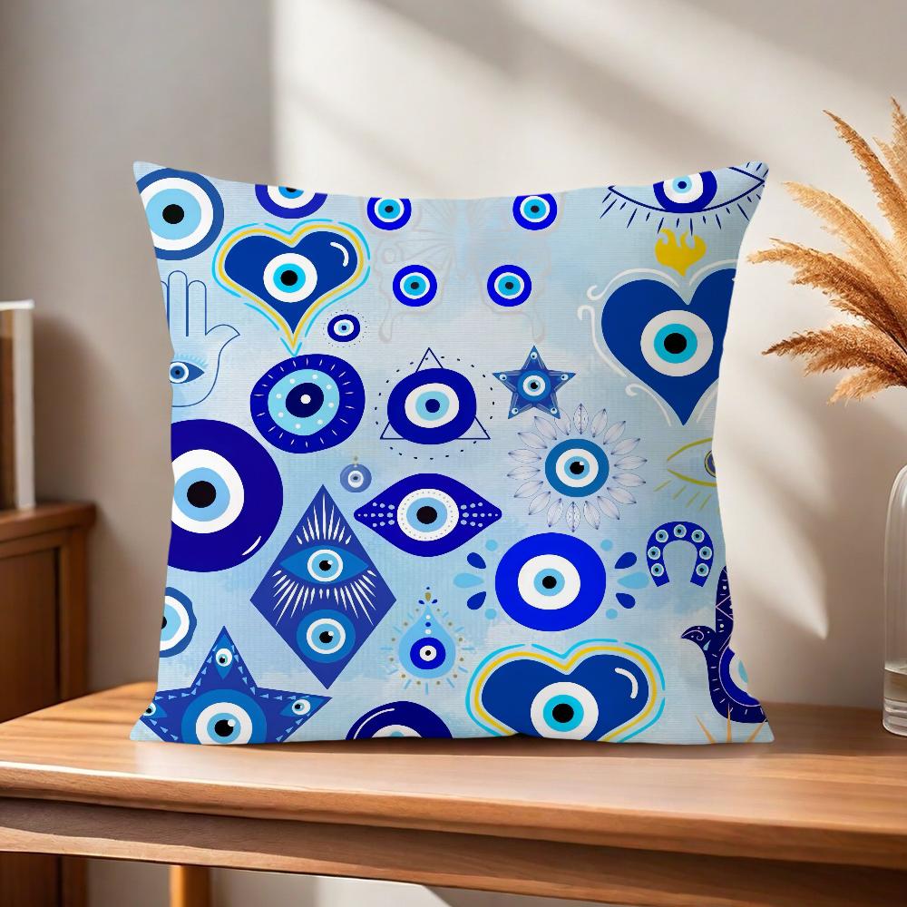 Удобная наволочка Nazar soft Evil для дивана, гостиной, арт-комнаты, домашний амулет, декор для офиса и защитные маски для глаз