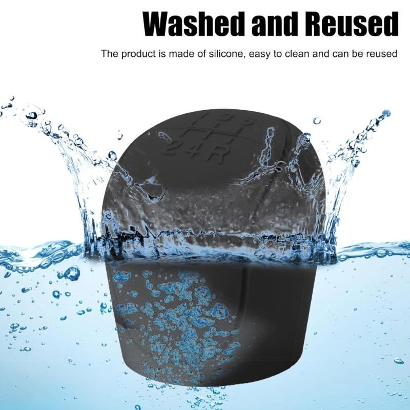 Универсальная силиконовая накладка на ручку переключения передач, защитный чехол для рычага переключения передач, пылезащитный чехол