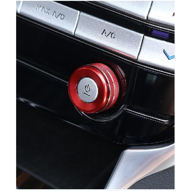 Aluminum Alloy Cover For Jaguar F-PACE XE XEL XF XFL 2016- Car Central Control Volume Adjustment Knob Ring Auto