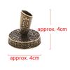 Desktop Organizer Round Base Writing Accessories Vintage Metal Pen Clips Pen Holder European Style