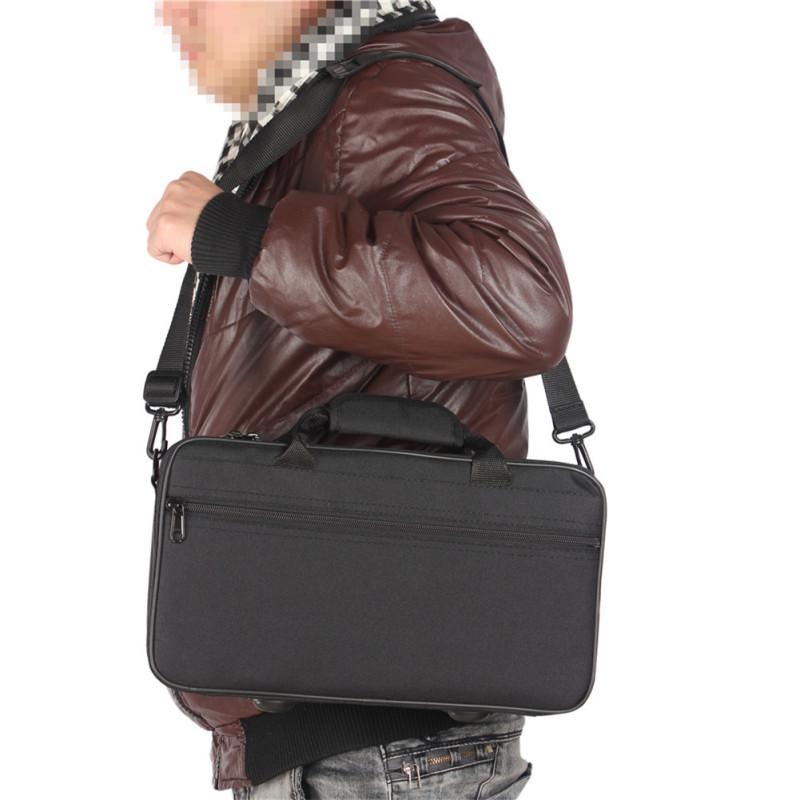 Clarinet ABS 17 Key bB Flat Soprano Binocular Clarinet with Cleaning Cloth Gloves Reeds Screwdriver