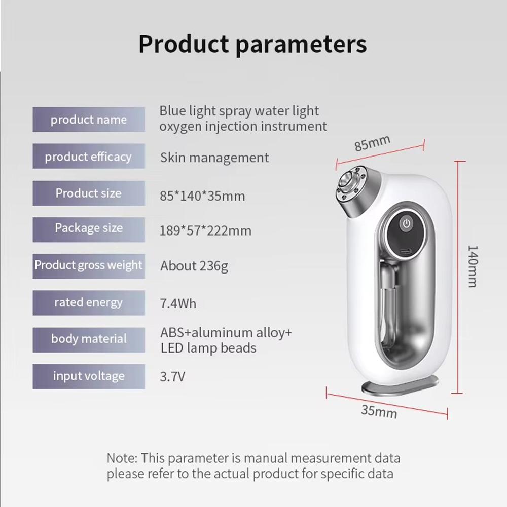 NEW Facial Skin Moisturizing Mist Sprayer Airbrush Facial Deep Cleaning Oxygen Injector Sprayer Cordless Air Brush Compressor