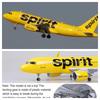 1:Масштаб 80 47 см 320 Большая модель самолета Spirit Airlines Airbus A320 Модель самолета Литой самолет Украшения Самолет Коллекция