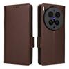 For Vivo X300 Ultra Flip Side Buckle Lychee Pattern Wallet Leather Cover for TCL Vivo X300 Ultra Purse Magnetic Phone Bags