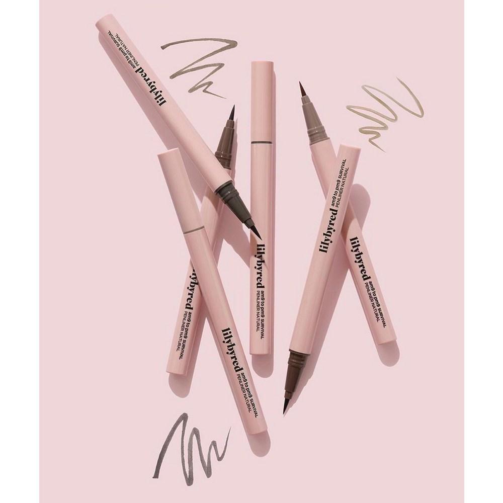 lilybyred Карандаш для выживаний Survival Pen Liner, натуральный, 1 г, 01 Пепельно-черный, 1 шт.