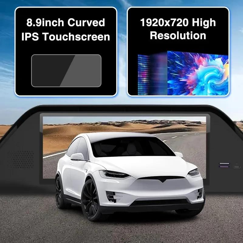For Tesla Model 3 Model Y Instrument Panel HUD Head Up Display Dashboard Front Monitor Cluster Rwd Driver Screen Air Vent Camera