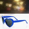 8 Colors Heart Shape Light Effects Glasses Love Heart Sunglasses for Women Girls Kids Party Night Club Sunglasses Valentine Lover Gifts