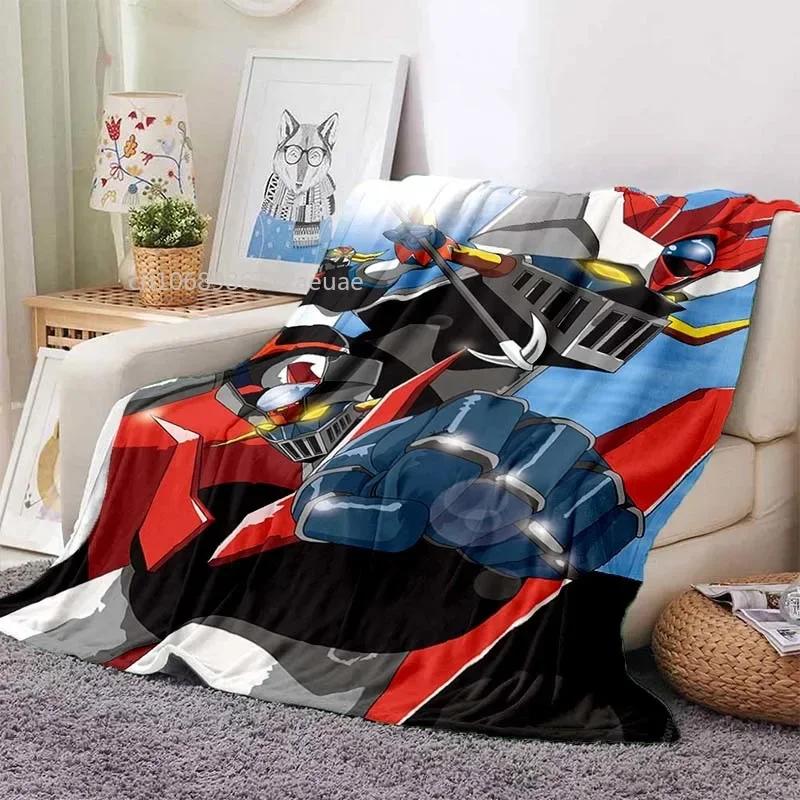 Mazinger z UFO Robot Grendizer фланелевое одеяло мультфильм аниме дети мягкий чехол легкий кровать диван стул одеяло