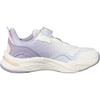 Li Ning YOUNG Yunchuan Slip Resistant Abrasion Resistant Low top Kids Lifestyle Shoes Beige White Purple Unisex YKCU104-2