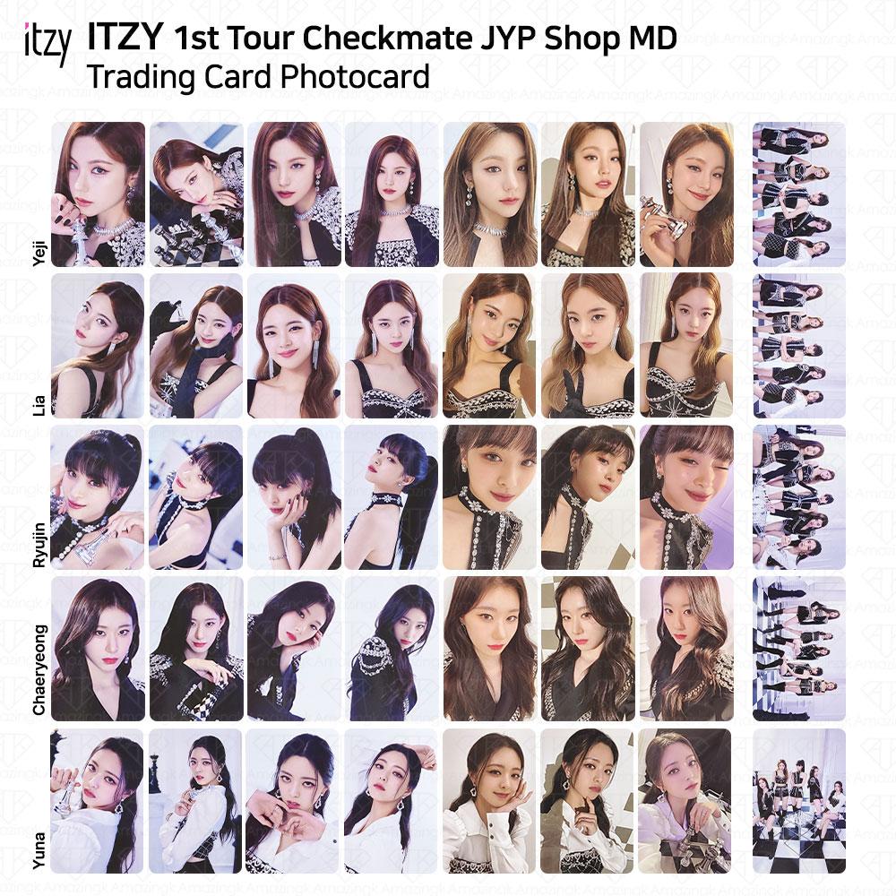 ITZY 1st Tour Checkmate Official MD Trading Card Photocard JYP SHOP KPOP K-POP