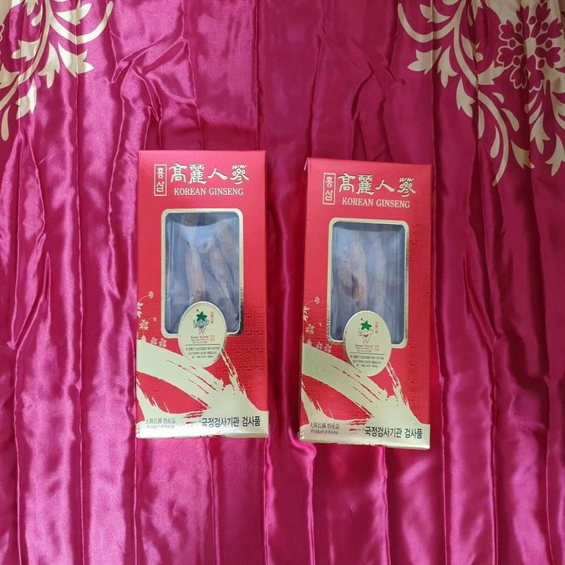 6-летний корейский красный женьшень, большой кусок, 300 г, сушеный женьшень для отвара, продукт проверки Nonghyup, 300 г (большой кусок), 1 единица