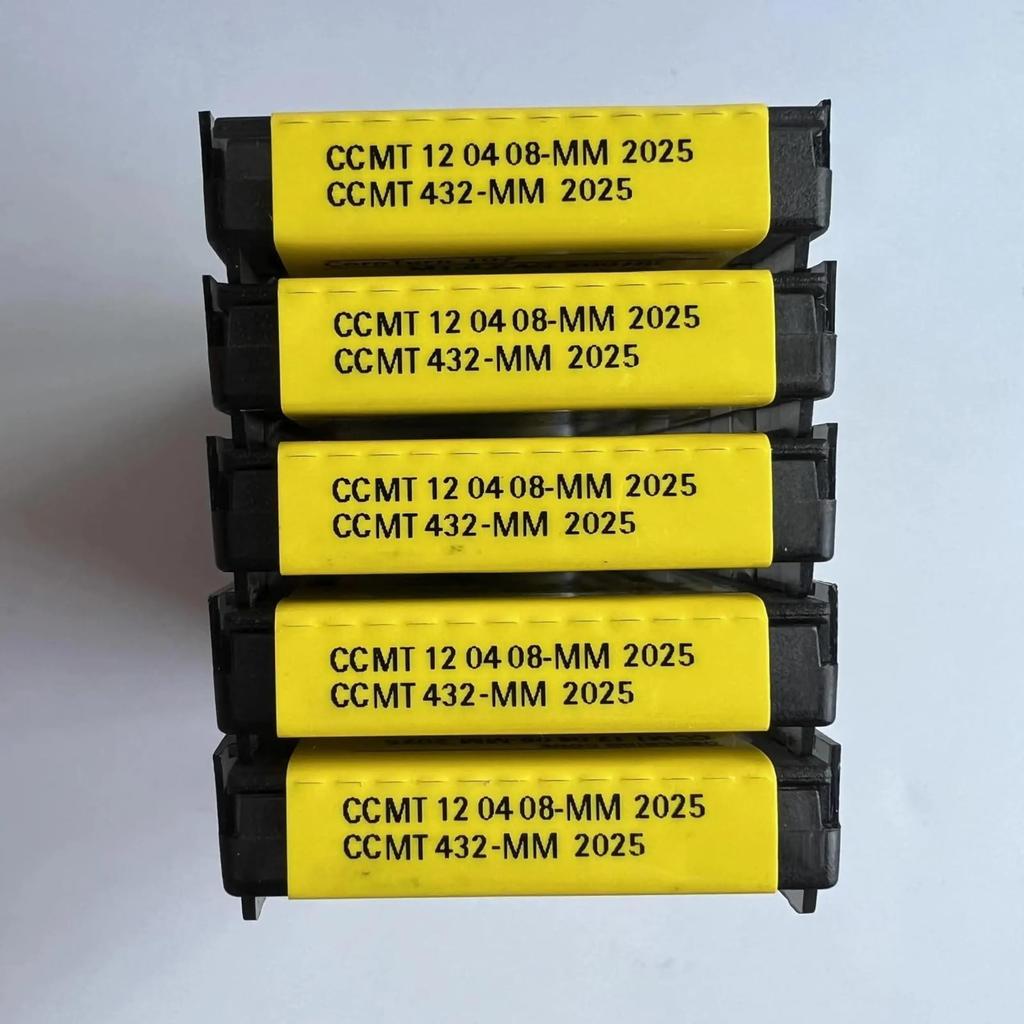 Original Sandvik / CCMT120408-MM 2025 / CNC Lathe Carbide Blade 10 PCS