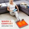 Washable Electric Heating Foot Pad Feet Warmer Household Soft Plush Thermal Heating Blanket Foot Warming Mat Home Office Bedroom