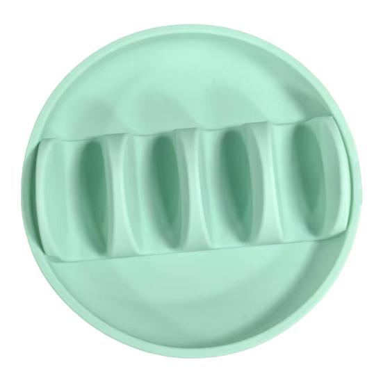 Silicone Taco Holder Plates Large Capacity Taco Rack with Dividers BPA-Free Non-Slip Tortilla Plate Stands Taco Serving Tray