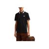 Moncler Logo Striped Trim Short Sleeve Polo Shirt Men Polo Shirts Black J20918A0001889A16999