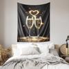 Cherishing Beautiful Moments of Love  Elegant Champagne Drapery Decoration