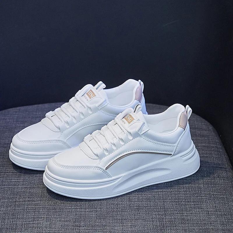 Шерстяные флисовые туфли Женские Теплые спортивные туфли от холода Зимние Хлопковые кроссовки Ботильоны Женские Утепленные Снежные ботинки белые