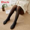 Thin/Thick Warm Leggings for Women Elastic High Waist Skin-transparent Thermal Slim Fit Fleece Leggings