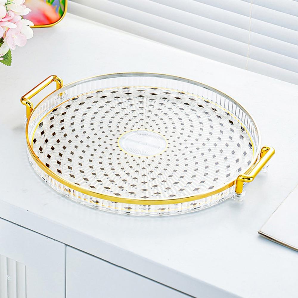 С ручкой Поднос для украшения Рамадана Домашний поднос для хранения хлеба Поднос для чая Мубарак Ид