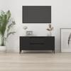 VidaXL TV Stand Black 102x44.5x50 Cm Engineered Wood 819605