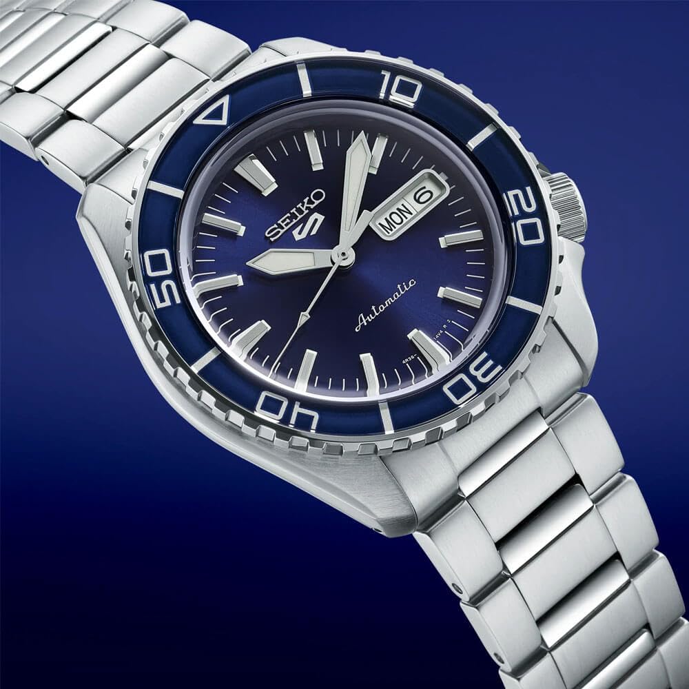 Seiko SRPK97 5 Sport Часы Синие Мужские Синие,