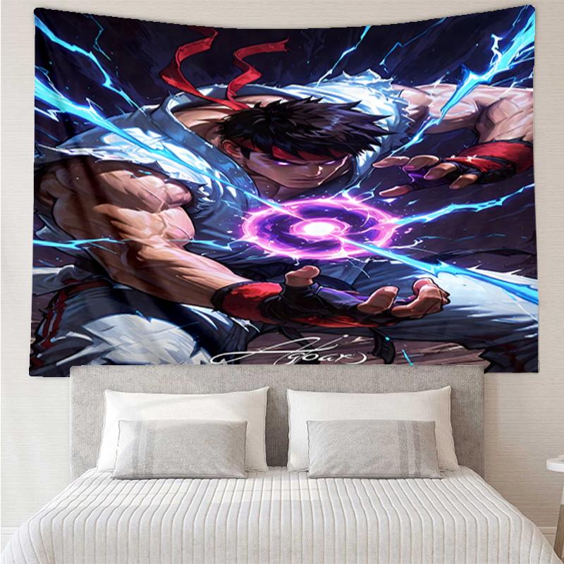 Superhero Trio In Action Printed Tapestry, for Bedroom,Livingroom, dormitory, Large Wall Decor, Fabric Decor Fan Birthday Gifts