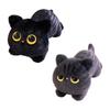 Cartoon Cats Toy Plush Figure Cuddly Toy Stuffed Pillow With Embroidery Eyes For Bedroom Living Room Display Accessories