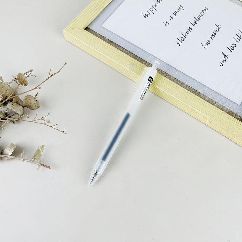 Гелевая ручка Easy Write Быстросохнущая - Японский стиль, Матовый нескользящий корпус, Красный и Синий