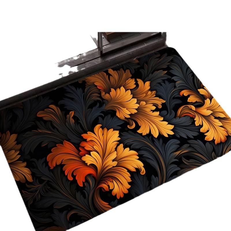 Напольный коврик в стиле кленового листа Diatom Mud, коврик для входной двери, впитывающий коврик для ног в ванной комнате, напольный коврик для ванной комнаты