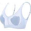 LangSha Women's Wireless Thin Bra with Cooling Rabbit Ear Cups And Side Support for Side Boob, Nude Skin Color, Size M