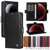 Магнитный кожаный чехол-кошелек для Xiaomi 15T 15 14T 14 13T 13 12T 12 11T 11 10T Lite Pro Ultra 5G Роскошный Премиальный Чехол Чехол для телефона