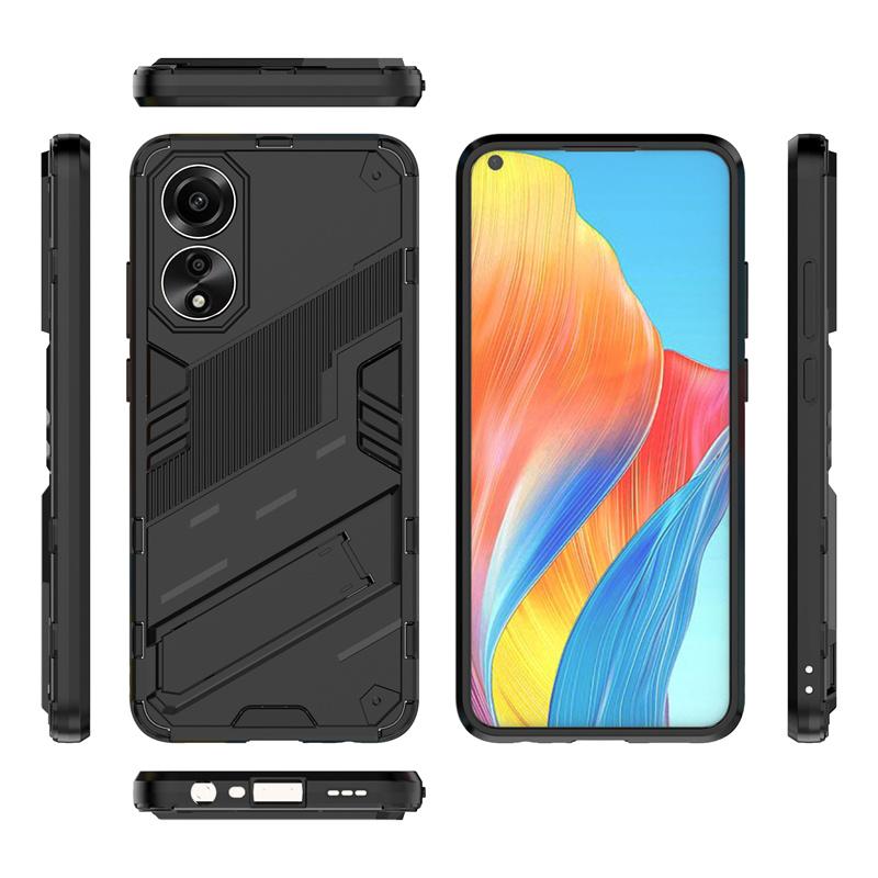 Для Oppo A78 4G чехол автомобильный магнитный кронштейн подставка держатель бронированные чехлы для телефонов для Oppo A58 A38 A18 4G A 78 58 38 18 задняя крышка