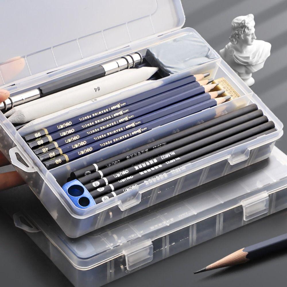 Multifunctional Pen Pencil Box Storage Box Pencil Organizer INS Pencil Case Box Sundries