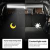 SEAMETAL Wireless Led Sensor Light for Car Trunk Adjustable Brightness Motion Sensing Light 3-Color USB Charging Night Lamp