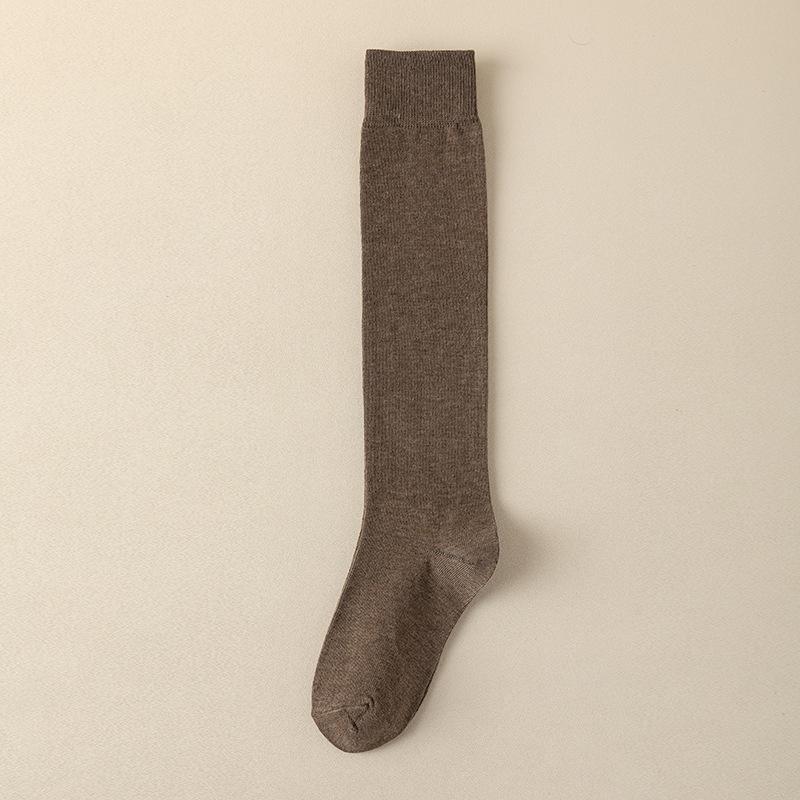 2 пары женских хлопковых носков выше колена, черные, белые, однотонные, модные, повседневные, женские, для вечеринок, танцев, сексуальные, длинные носки