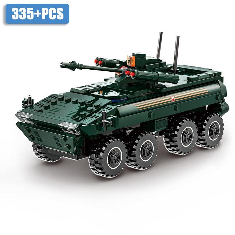 Военные WW2 DANA-M2 M142 HIMARS Boxer Бронированная машина Строительные блоки DIY VPK-7829 БТР-4 Танк БМП Кирпичики Игрушки Рождественские подарки