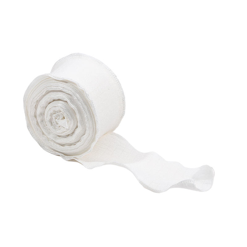 DIY Cake Bouquet Flower Fish Tail Yarn Packaging Ribbon Ruffle Lace Folding Ribbon Linen Wave Lace Ribbon