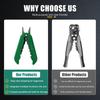 Anti-slip Micro Wire Strippers Small Cable Plier Heavy Duty Wires Stripping Tool  for Professional