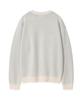 WACKY WILLY Typographic Jacquard Knit Cream