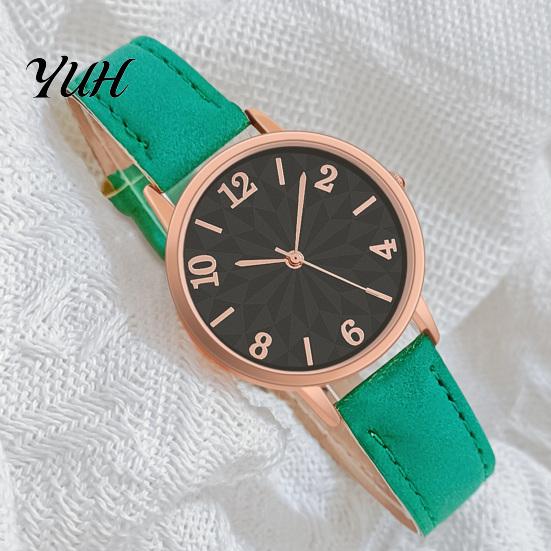 Women Casual Watch Faux Leather Strap Watch, Round Dial Quartz Band Watches Ladies Formal Wristwatch, Gifts for Her Lightweight