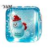 Stress Relief Toy for Halloween Christmas, Anxiety Reduction Ice Cube Squeeze Relieving Toy, Slow Rising Clear Sensory Holiday Gift Rebound