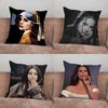 L-Lana Del Rey Подушка-чехол для певицы Для дома Спальни Автомобиля Офиса Декор Гостиной Наволочка для дивана Подходящая