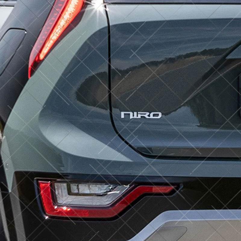 BBDM3 Metal 3D For KIA NIRO EV5 EV6 Logo GT Line Electric Vehicle Hybrid Car Styling Rear Trunk Letter Emblem Sticker Auto Accessories