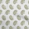 Cotton Flex Dark Olive Green Fabric Block Fabric For Sewing Printed Craft Fabric By The Yard 40 Inch