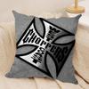 CChoppers WWest CCoast Cushion Cover Silky Short Plush DoubleSided Printed Pillow Case for Sofa All Seasons Home Decor Gift