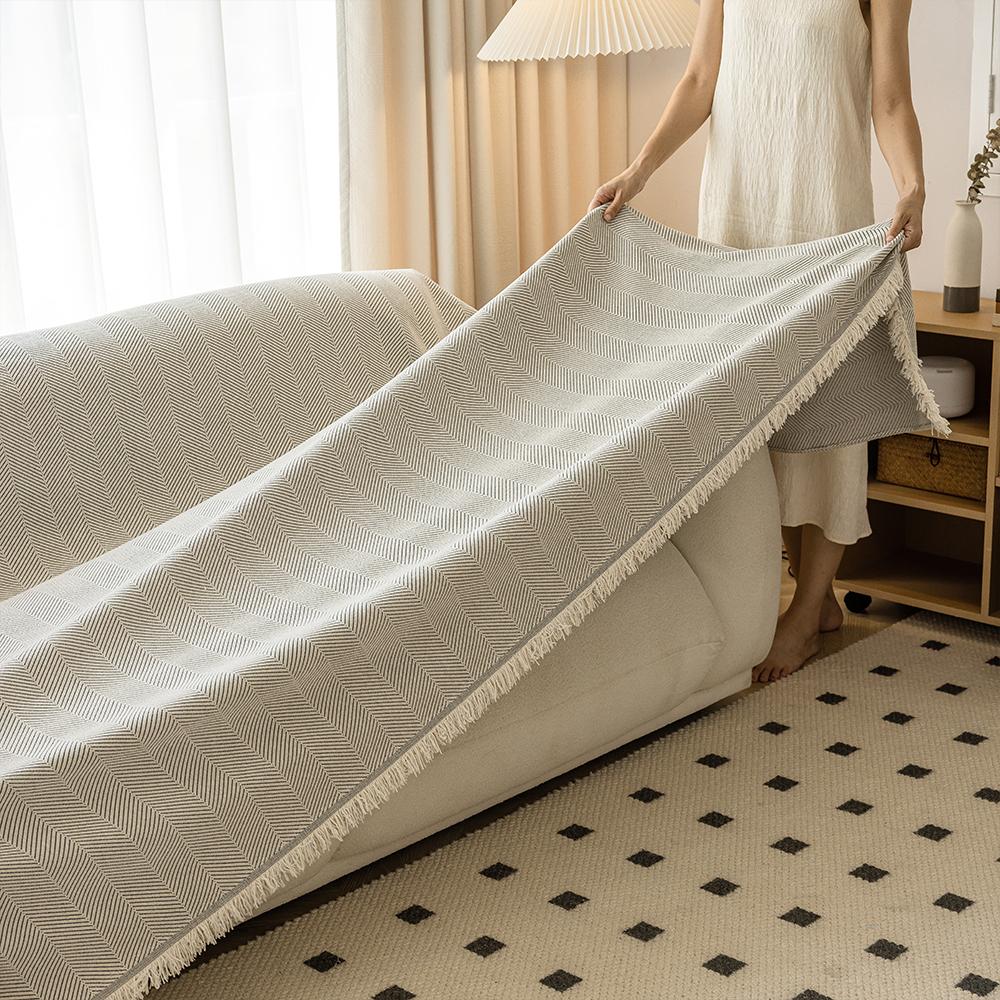 YanYangTian синельное полотенце для дивана для гостиной, украшение для дома во французском стиле, чехол для дивана, чехол для дивана, вафельная подушка с кисточками