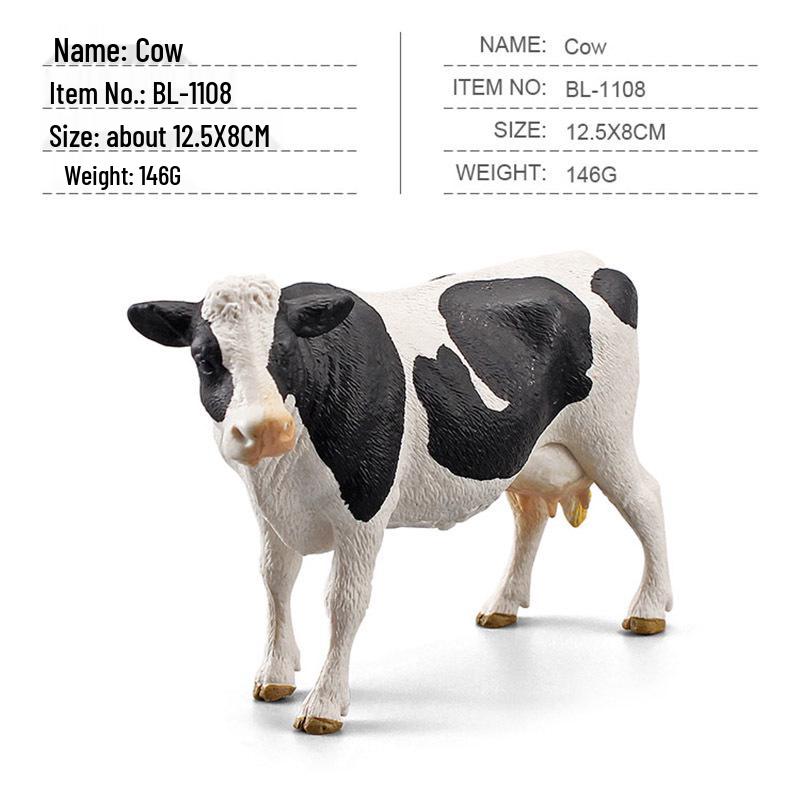 Набор миниатюрных моделей сельскохозяйственных животных для трансграничной торговли: Куры, Утки, Гуси, Коровы и другие