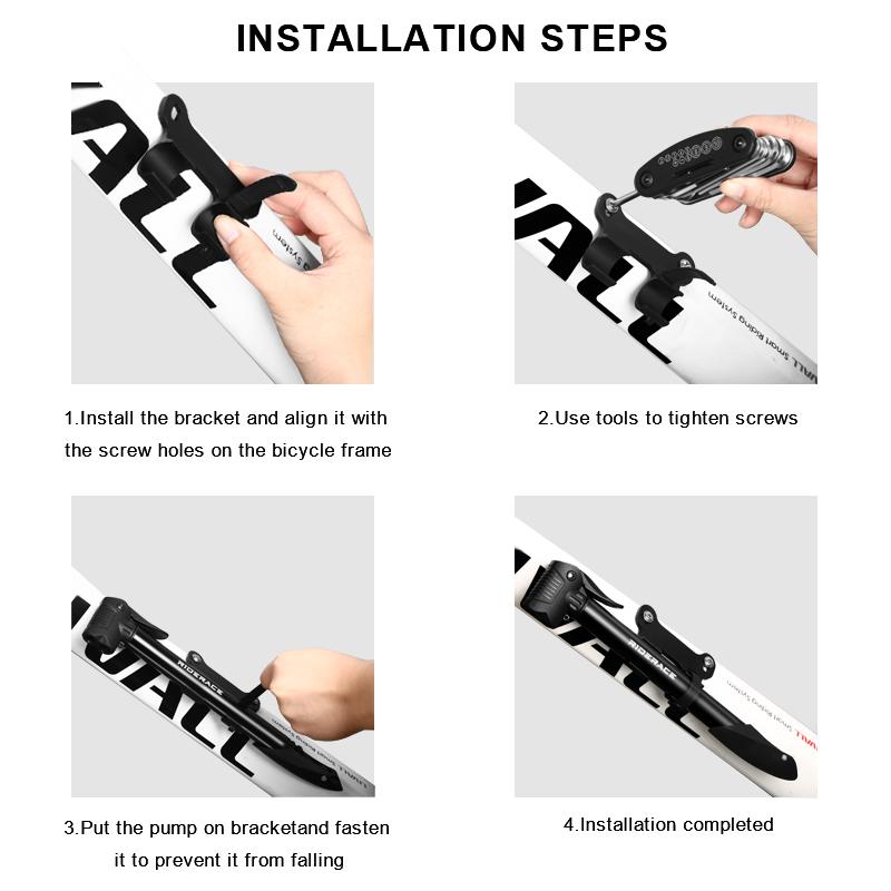 Портативный велосипедный насос для накачивания шин горного велосипеда, ручной воздушный насос, клапан Scharder Presta, надувные аксессуары для баскетбола и велоспорта